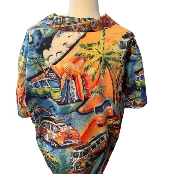 Misslook Mens Tropical Shirt Size XL - Picture 2 of 3